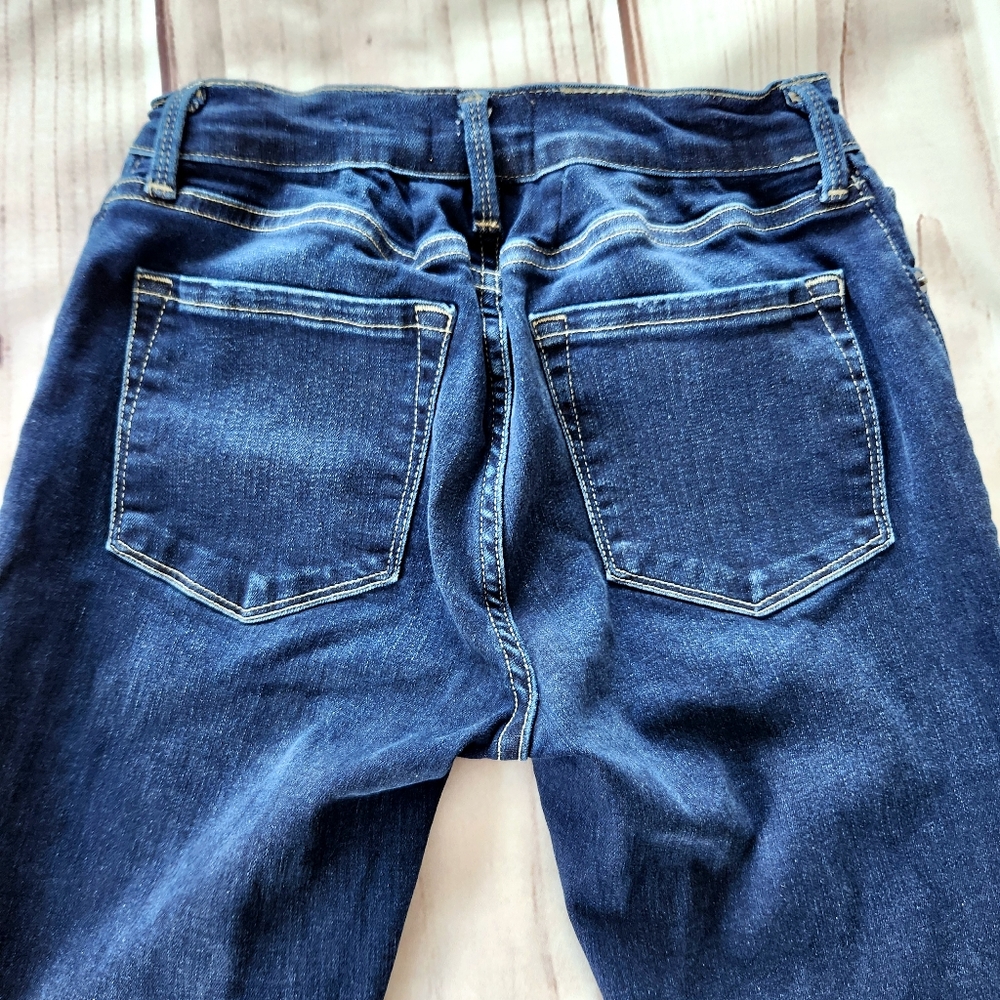 Frame "Le Skinny De Jeanne" Mid-rise Ankle Length Blue Jean | Women's Size 28 - Picture 7 of 14